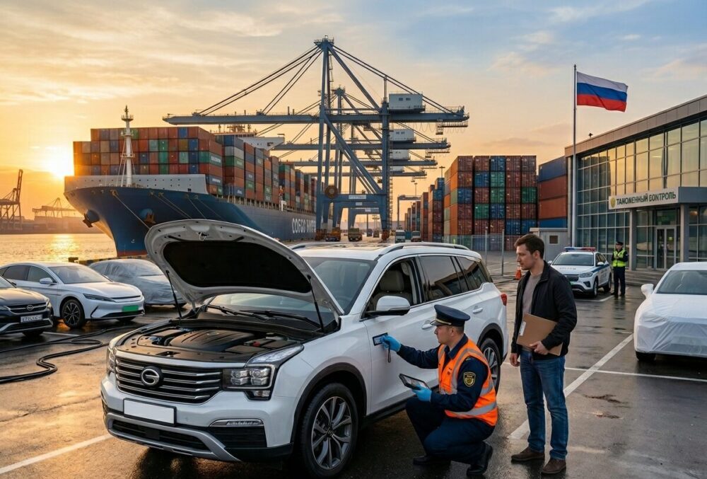 Растаможка авто из Китая в Россию